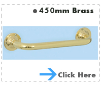 Brass Grab Rail 450mm