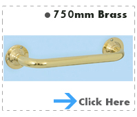 Brass Grab Rail 750mm