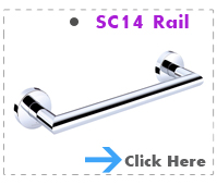 Chrome Straight Rail SC14