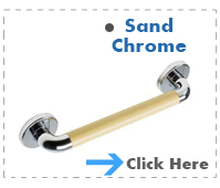 Sand Chrome Curved Rail
