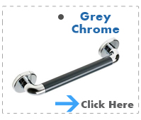 Grey Chrome Grab Rails
