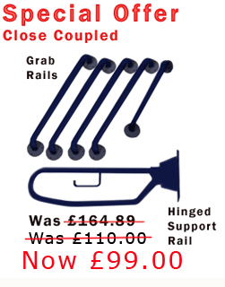 Grab Rail Kit Close Coupled In Dark Blue