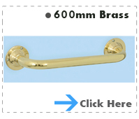 Brass Grab Rail 600mm
