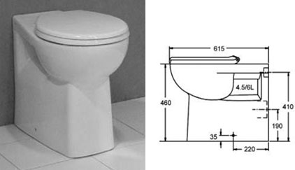 Comfort Height BTW Toilet