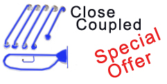Grab Rail Kit Close Coupled In Electric Blue