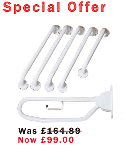 Grab Rail Kit Close Coupled In White 