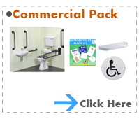 Commercial Disabled Toilet Pack  