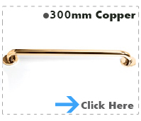 Copper Grab Rail 300mm
