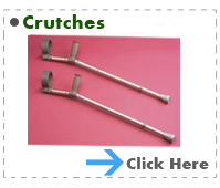 Crutches Double Adjustable Long Pair 