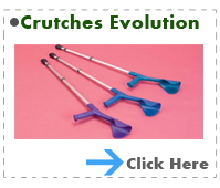 Crutches Evolution Blue Pair