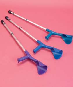 Crutches evolution blue pair