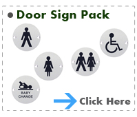 Door Sign Pack - Stainless Steel