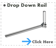 Chrome Drop Down Grab Rail
