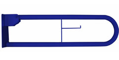 Hinged Support Grab Rail In Dark Blue 
