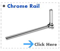 Chrome Pull Down Grab Rail