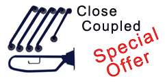 Grab Rail Kit Close Coupled In Dark Blue