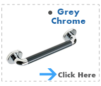 Grey Chrome Curved Rail