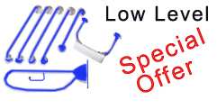 Grab Rail Kit Low Level In Electric Blue 