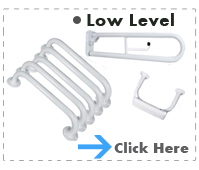 Grab Rail Kit Low Level In White 