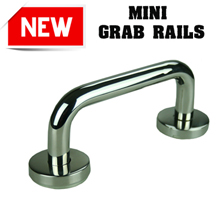 Mini Grab Rail 19 x 150mm Polished