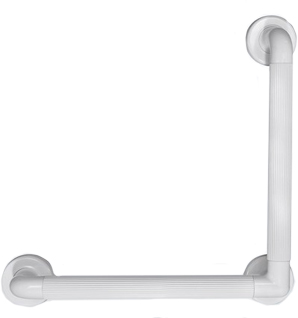 Plastic Fluted 90 Angled Grab Rail 450 x 450mm