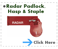 Radar Padlock, Hasp and Staple 