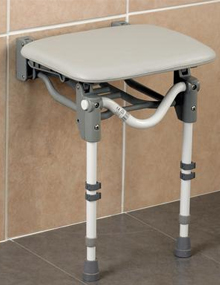 Shower Seat Tooting Wall Mounted Padded Standard