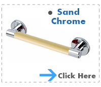 Sand Chrome Straight Rail
