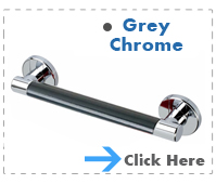 Grey Chrome Straight Rail