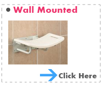 Wall Mounted Shower Seat White