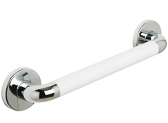 White Curved Chrome Rail